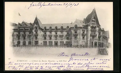 AK Etretat, L`Hotel des Roches Blanches