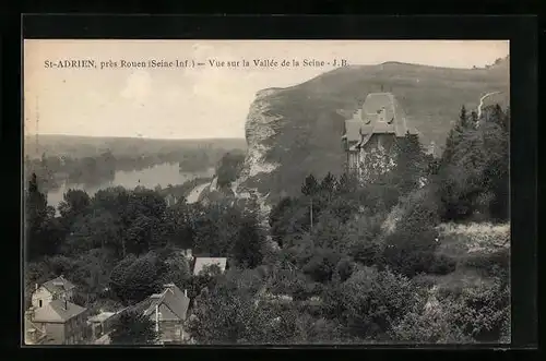 AK St-Adrien /Rouen, Vue sur la Vallee de la Seine