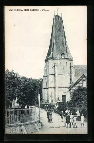 AK Canville-les-Deux-Eglises, L`Eglise