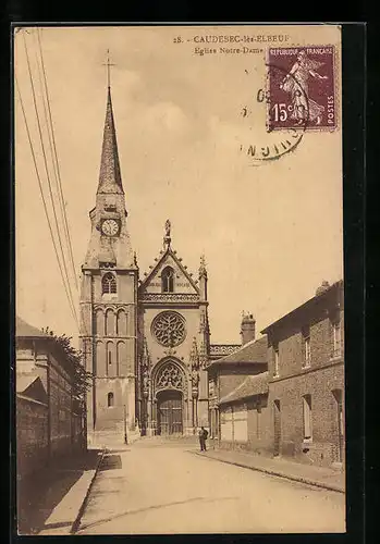 AK Caudebec-les-Elbeuf, Eglise Notre Dame