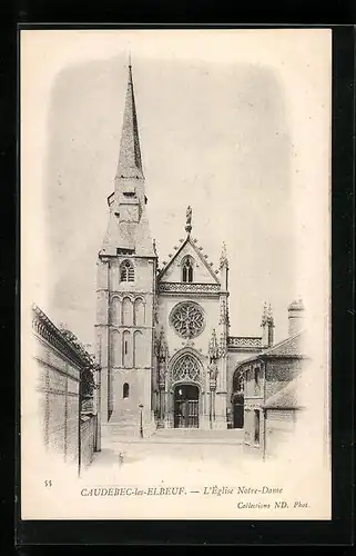 AK Caudebec-les-Elbeuf, L`Eglise Notre-Dame