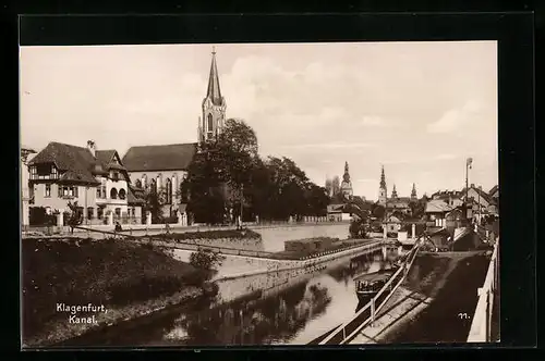AK Klagenfurt, Blick auf den Kanal