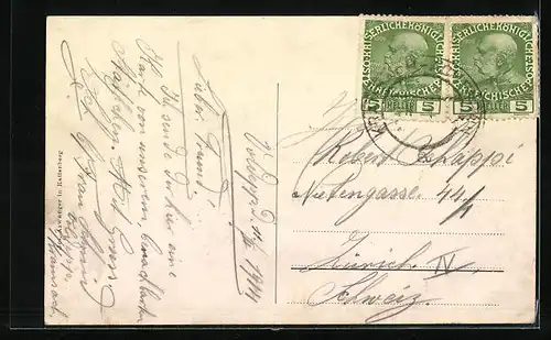 AK Rattenberg, Strassenpartie mit Pferdekutsche