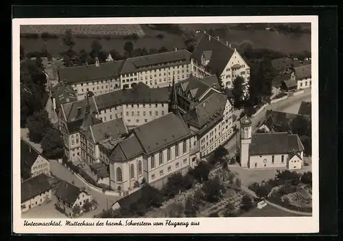 AK Untermarchtal, Mutterhaus der barmh. Schwestern, Fliegeraufnahme