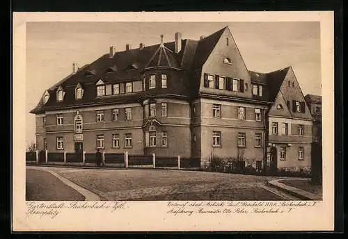 AK Reichenbach i. Vgtl., Partie am Rosenplatz