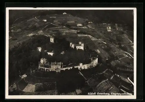 AK Ortenberg b. Offenburg, Fliegeraufnahme des Schloss