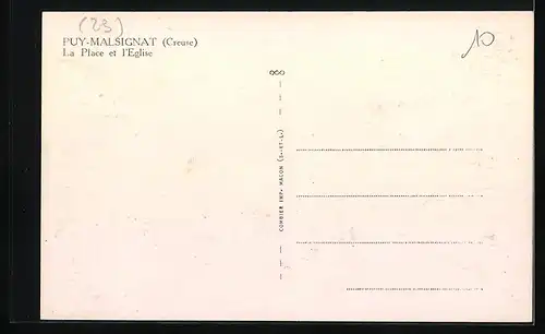 AK Puy-Malsignat, La Place et l`Eglise