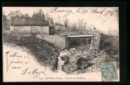 AK Boussac, Pont du Grand-Moulin