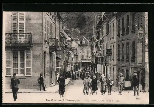 AK Aubusson, Rue Franche