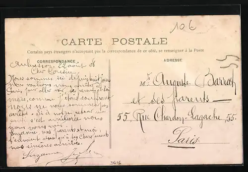 AK Aubusson, Route de Bauze