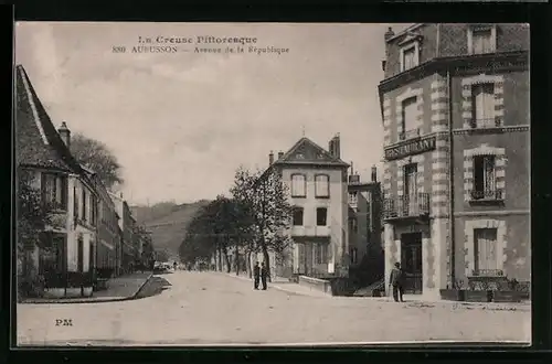 AK Aubusson, Avenue de la Republique