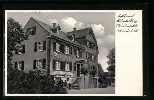 AK Schenkelberg /Westerw., Gasthof-Pension Stadt Berlin Gebr. Krämer