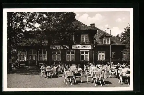 AK Karlsbad, Höhengasthaus Freundschaftshöhe von H. G. Pötzl