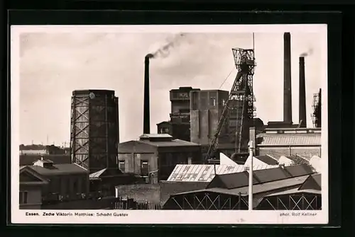 AK Essen, Zeche Viktoria Matthias, Schacht Gustav