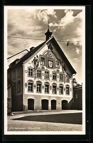 AK Sonthofen, Partie an der Volksschule