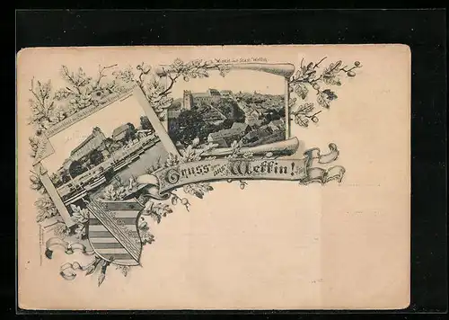 AK Wettin, Stammschloss des Sächsischen Königshauses