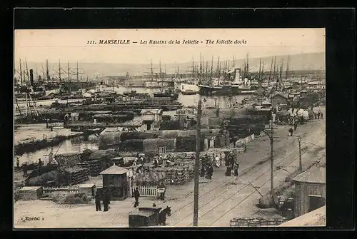 AK Marseille, Les Bassins de la Joliette, Hafen