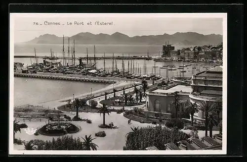 AK Cannes, Le Port et l`Estrel, Hafen