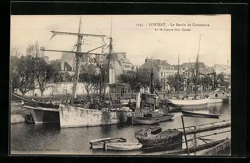 AK Lorient, Le Bassin de Commerce et le Cours des Quais, Hafen
