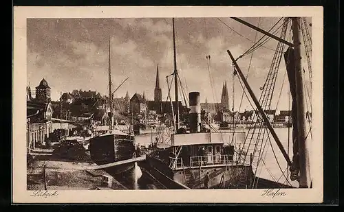 AK Lübeck, Idyll am Hafen