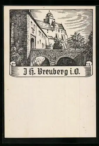 AK Breuberg i. O., Jugendherberge Burg Breuberg