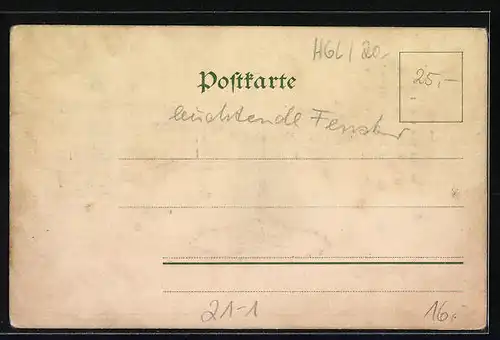 Lithographie Köln /Rh., Hohenstaufenring mit Brunnenanlage, Halt gegen das Licht