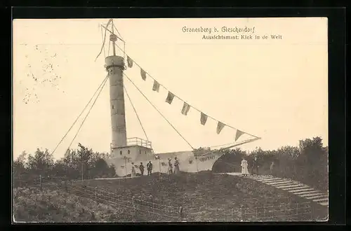 AK Gronenberg b. Gleschendorf, Aussichtsmast Kiek in de Welt