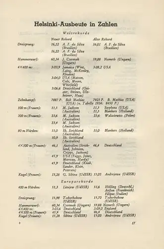 Raumbildalbum 100 Raumbildaufnahmen, Olympia 1952 Helsinki, Ansicht Helsinki, Olympische Spiele, Stereobetrachter