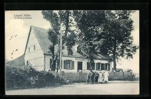 AK Burbach, Lipper Höhe, Gasthof Zollhaus