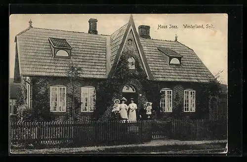 AK Westerland /Sylt, Hotel-Pension Haus Inez