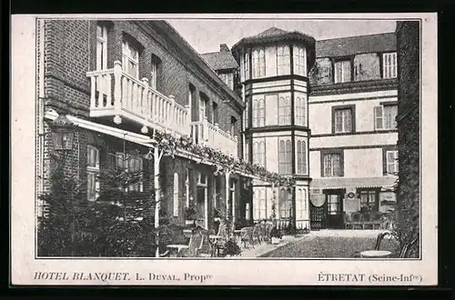 AK Étretat, Hotel Blanquet, Prop. L. Duval