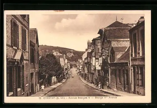 AK Étretat, Avenue Georges V.