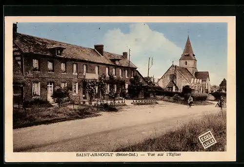 AK Saint-Arnoult, Vue sur l`Eglise