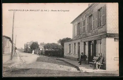 AK Gonneville-la-Mallet, Route de Criquetot