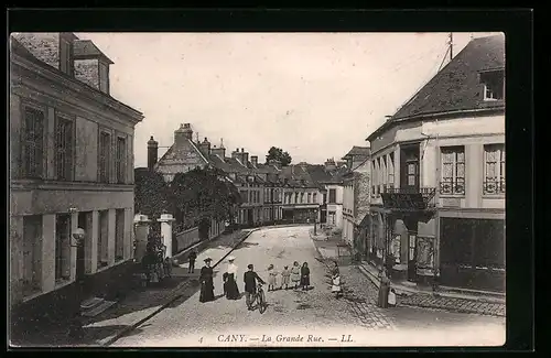 AK Cany, La Grande Rue