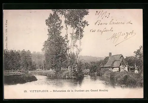 AK Vittefleur, Bifuraction de la Durdent, au Grand Moulin