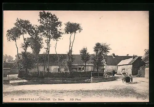 AK Berneval-le-Grand, La Mare