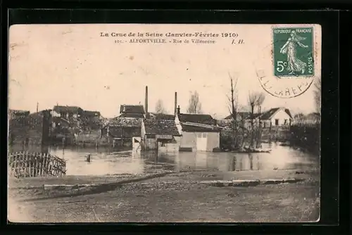 AK Alfortville, Rue de Villeneuve