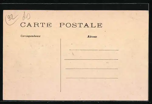 AK Asnières, Anondations de Janvier 1910