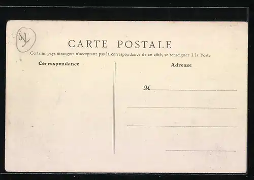 AK Asnières, Les Inondations de Janvier 1910, Place de la Station
