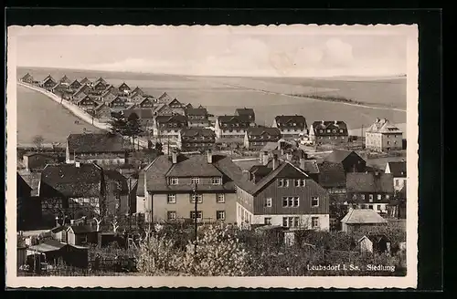 AK Leubsdorf /Sa., Siedlung aus der Vogelschau