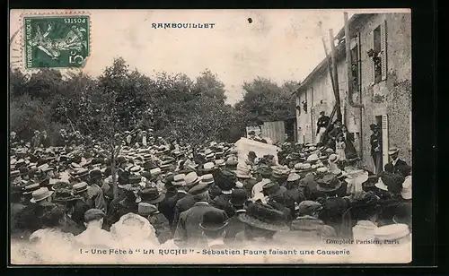 AK Rambouillet, Une Fete a La Ruche, Sebastien Faure faisant une Causerie