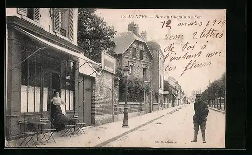 AK Mantes, Rue du Chemin de Fer