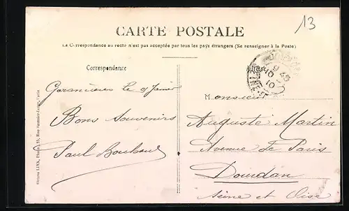 AK Garancières, Bureau de Poste et Rue de l`Eglise