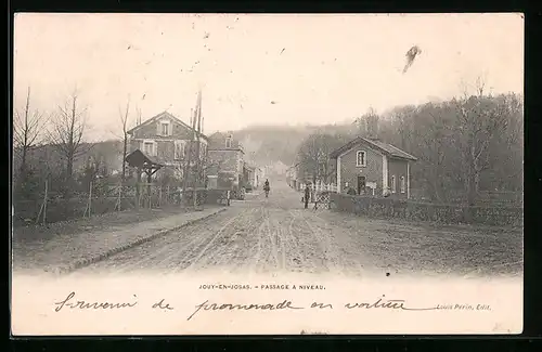 AK Jouy-en-Josas, Passage a niveau