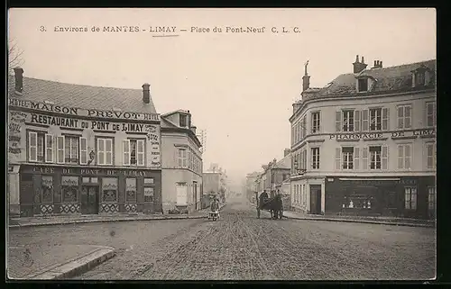 AK Limay, Place du Pont-Neuf