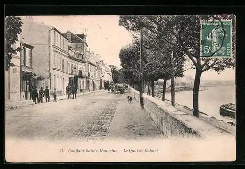 AK Conflans Sainte-Honorine, Le Quai de Cahart