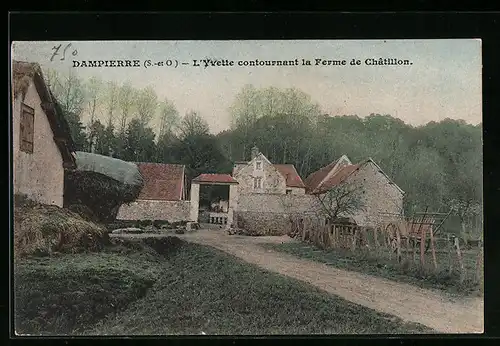 AK Dampierre, L`Yvette contournant la Ferme de Châtillon