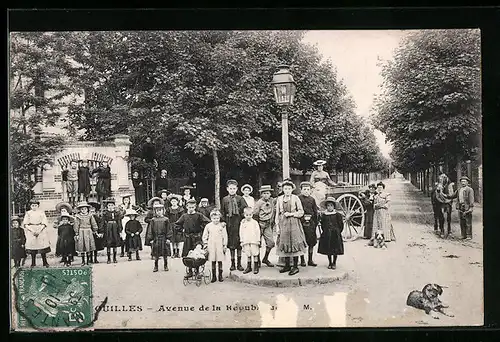 AK Houilles, Avenue de la Republique