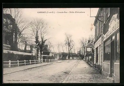 AK Gambais, Grande-Rue, Ecole d`Aviculture
